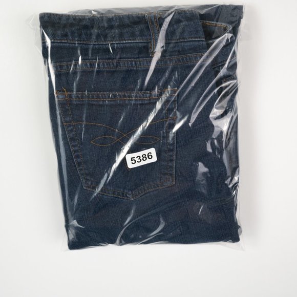 Chaps Jeans Chaps Denim Dark Blue Madden Straight Leg Jeansize 2